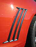 Retro USA Camaro Quarter Molding Set-Carbon Fiber Finish