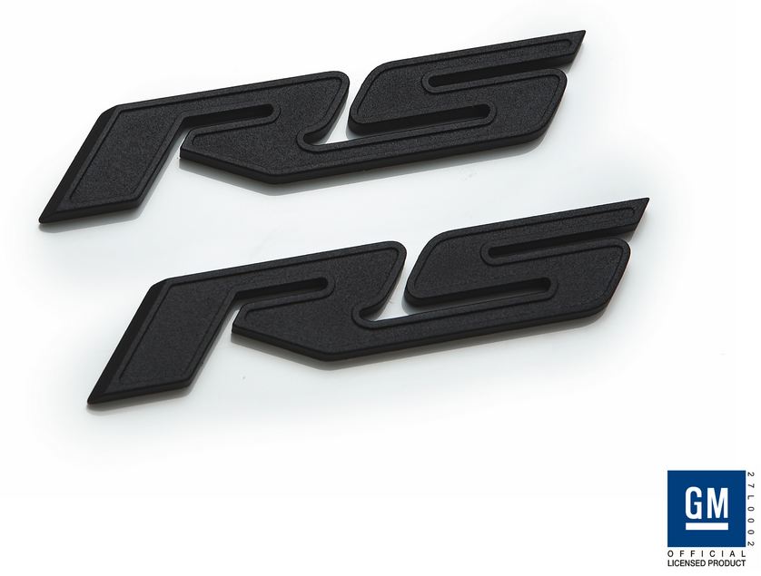 Camaro RS Side Badges - Black