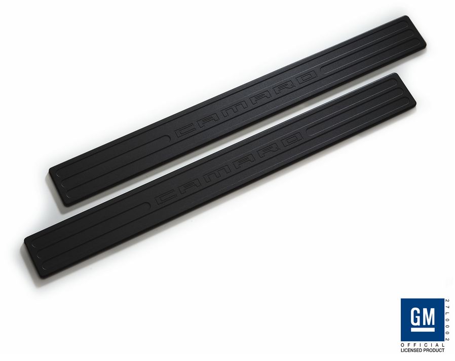 Camaro Black Door Sills - Coupe