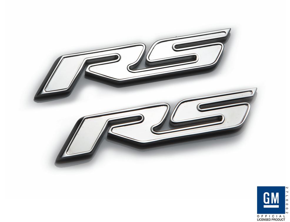 Camaro RS Side Badges - Chrome